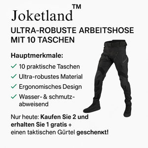 Joketland™️ - Arbeitshose mit 10 Taschen